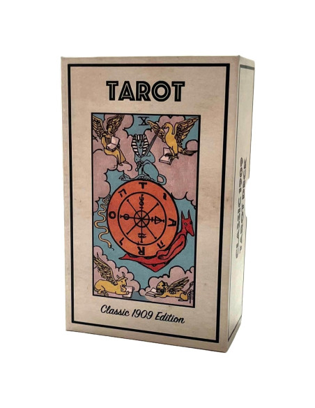 Baraja de Tarot Clásica 1909 Vieux Monde - Acabado de Lino