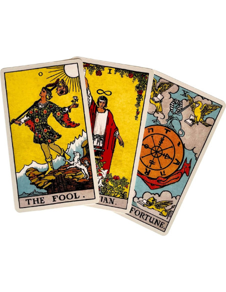 Baraja de Tarot Clásica 1909 Vieux Monde - Acabado de Lino