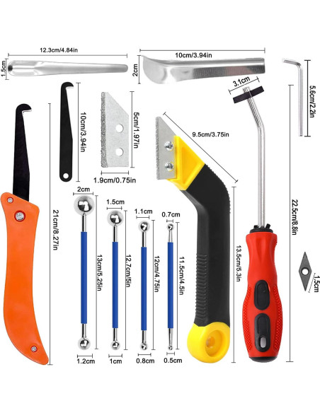 Kit de Herramientas para Eliminación de Lechada LABOFiC 25 Piezas