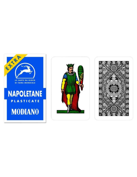 Baraja de Cartas Regionales Modiano Napolitano 40 Piezas