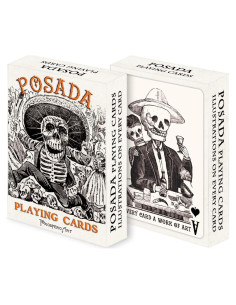 Cartas de Juego Posada de Prospero Art - Baraja Póker Vintage