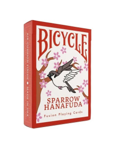Baraja de Poker Bicycle Sparrow Hanafuda Fusión - 52 Cartas