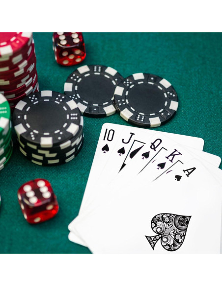 Barajas de Póker Metsyth 2 Paquetes Azul y Rojo 63x88mm