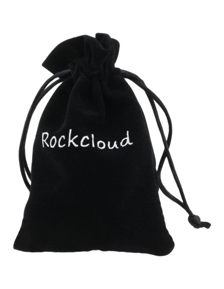 Set de runas de jade verde Rockcloud, 25 piedras grabadas