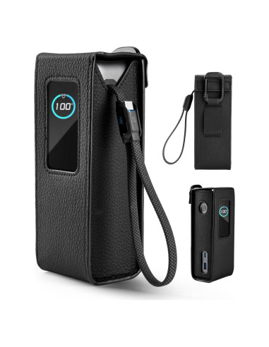 Funda de cuero PU Anker A1695 para banco de energía 25,000mAh