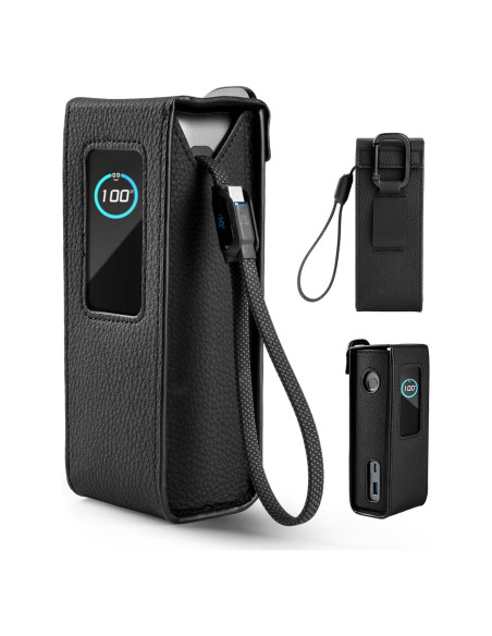 Funda de cuero PU Anker A1695 para banco de energía 25,000mAh