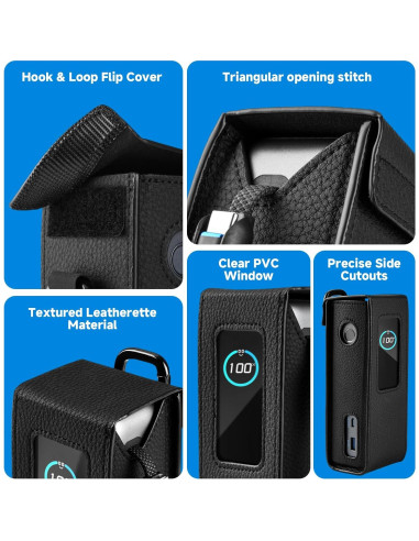 Funda de cuero PU Anker A1695 para banco de energía 25,000mAh