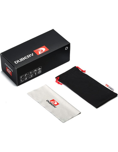 Gafas de Sol DUBERY Polarizadas UV400 Unisex Retro 2 Piezas