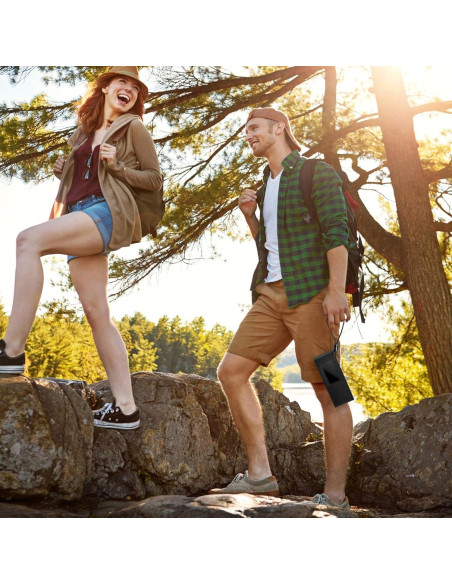 Funda de cuero PU Anker A1695 para banco de energía 25,000mAh