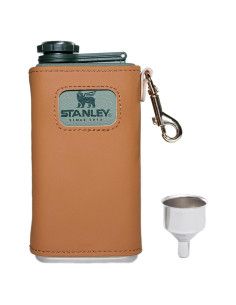 Funda de Cuero DITNAPY para Frasco Stanley 236ml con Embudo