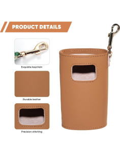 Funda de Cuero DITNAPY para Frasco Stanley 236ml con Embudo 2