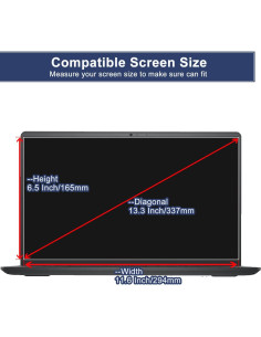 Paquete de 2 Protectores de Pantalla MUBUY-GOL 13.3" HD Anti-Rayones 2