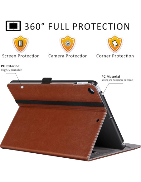 Funda ZtotopCases para iPad 10.2" 9na/8va/7ma Gen Marrón