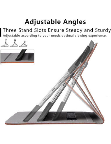 Funda ZtotopCases para iPad 10.2" 9na/8va/7ma Gen Marrón