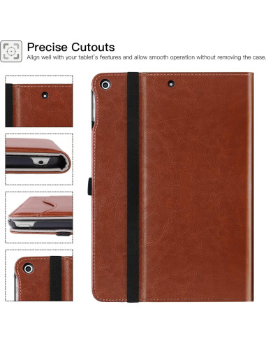 Funda ZtotopCases para iPad 10.2" 9na/8va/7ma Gen Marrón