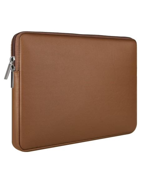 Funda para Laptop RAINYEAR 15.4" Cuero PU Resistente al Agua