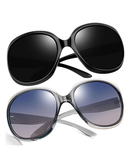 Gafas de sol grandes Joopin para mujeres polarizadas UV400 Gafas de sol grandes Joopin para mujeres polarizadas UV400