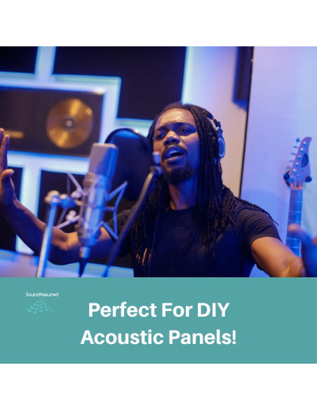 Tela Acústica SoundAssured Negra 149.86x91.44 cm para Paneles