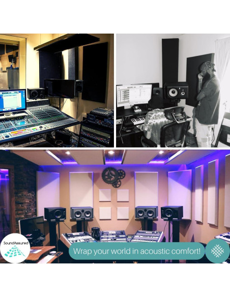 Tela Acústica SoundAssured Negra 149.86x91.44 cm para Paneles