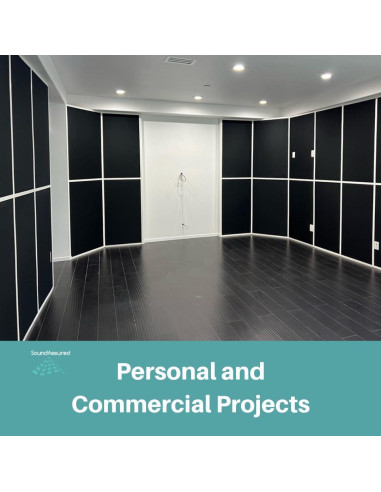 Tela Acústica SoundAssured Negra 149.86x91.44 cm para Paneles