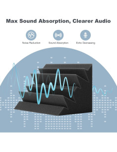 Paquete de 12 trampas de graves acústicas GUERRI 17.78cm 2