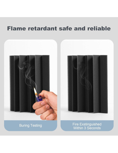 Paquete de 12 trampas de graves acústicas GUERRI 17.78cm