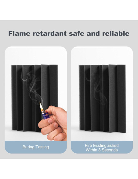 Paquete de 12 trampas de graves acústicas GUERRI 17.78cm