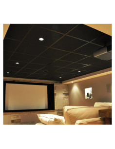 Azulejos Acústicos Soundsulate 60x60 cm - 20 Piezas Negros