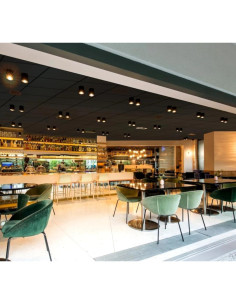 Azulejos Acústicos Soundsulate 60x60 cm - 20 Piezas Negros 2