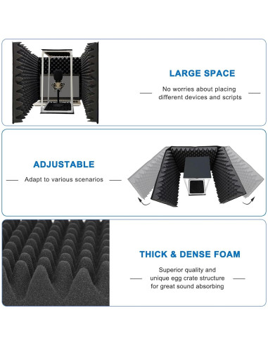 Escudo Aislante de Sonido TroyStudio TS-AcstxPnl 58.42x50.8cm