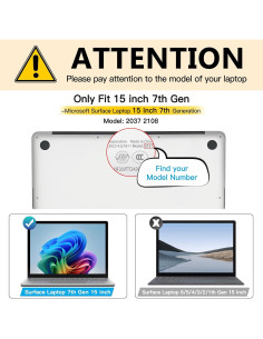 FILMEXT Pantalla Privada para Surface Laptop 7 15" Anti-Reflejo 2