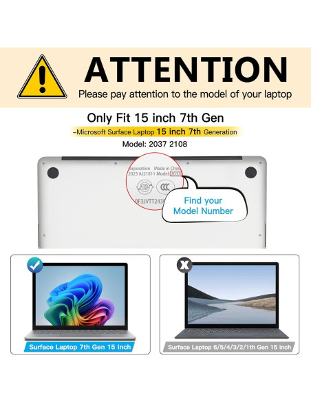 FILMEXT Pantalla Privada para Surface Laptop 7 15" Anti-Reflejo