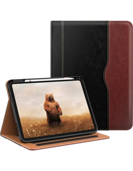 Funda OKP para iPad A16 11" 2025 / 10.9" 2022, Cuero PU