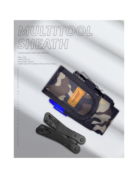 Funda para Multiherramienta MASRIN Camo Nylon 12.7cm