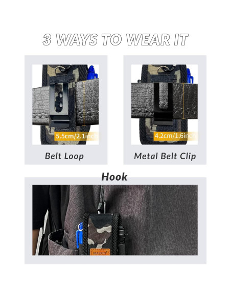 Funda para Multiherramienta MASRIN Camo Nylon 12.7cm