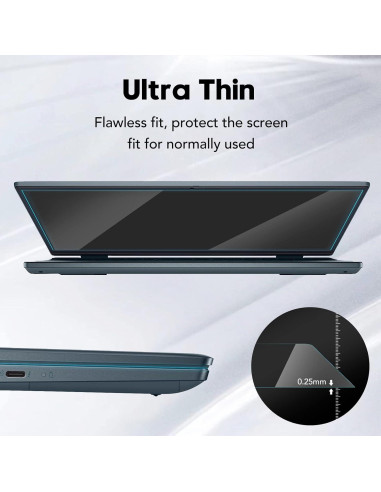 Protector de Pantalla Templado 15.6" XinWoTuo 9H Anti-Huellas