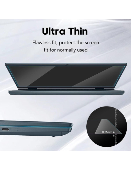 Protector de Pantalla Templado 15.6" XinWoTuo 9H Anti-Huellas