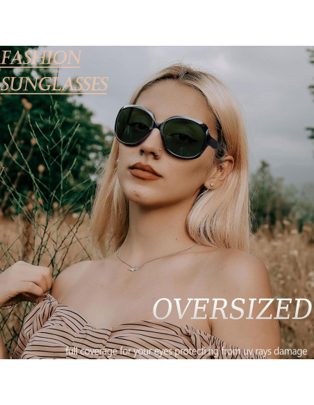 Gafas de sol grandes Joopin para mujer, polarizadas UV400 Gafas de sol grandes Joopin para mujer, polarizadas UV400