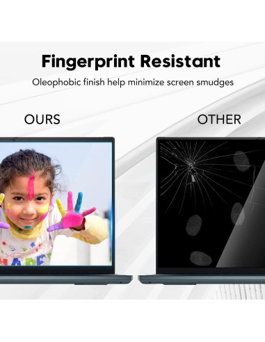 Protector de Pantalla Templado 15.6" XinWoTuo 9H Anti-Huellas