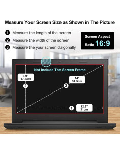 Protector de Pantalla CaseBuy para Laptop HP 14" Anti Luz Azul 2