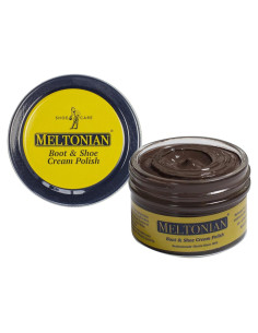 Crema Betún Meltonian para Zapatos de Cuero 113g - Marrón Tenue