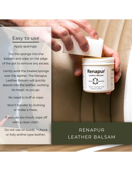 Bálsamo de Cuero Renapur 200ml - Acondicionador Natural y Protector