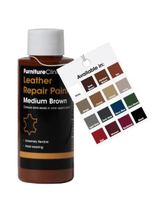 Pintura para Reparación de Cuero Furniture Clinic 50ml Marrón Medio