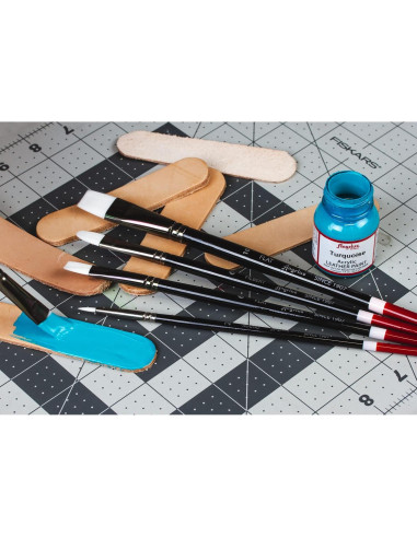 Juego de Pinceles Angelus Sintéticos para Pintura Acrílica (5 piezas)