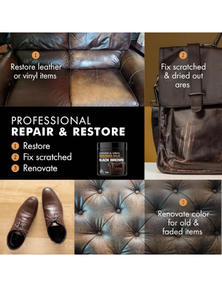 Bálsamo restaurador de color para cuero FORTIVO 388 g