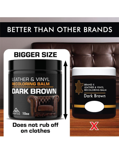 Bálsamo restaurador de color para cuero FORTIVO 388 g