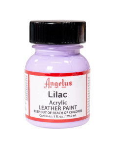 Pintura Acrílica para Cuero Angelus 28ml Lila - No Tóxica