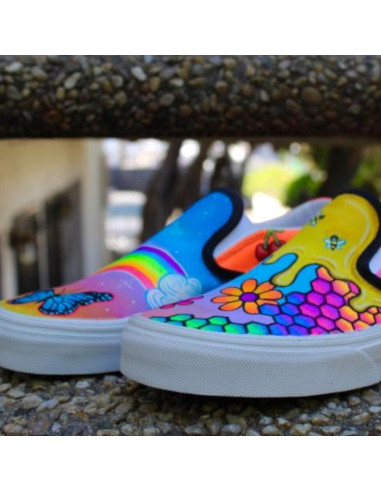 Kit de Pintura Acrílica Neón Angelus 4oz 6 Pack para Cuero y Arte