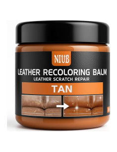 Bálsamo de Recoloración de Cuero NIUB 288g TAN - Restaurador