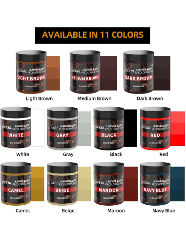 Bálsamo para Recoloración de Cuero AIUKBL Marrón Oscuro 388g